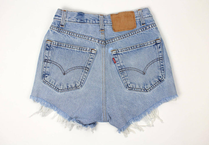Low-Rise Levi Denim Shorts