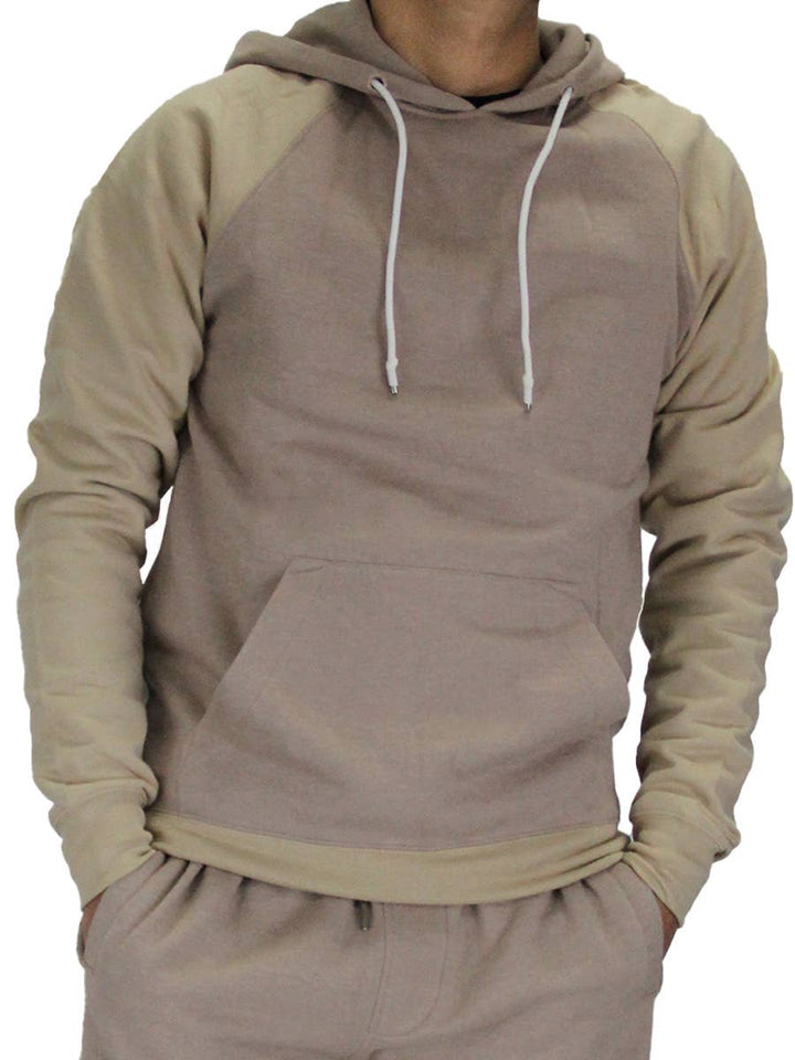 Fleece Pullover Raglan Hoodie