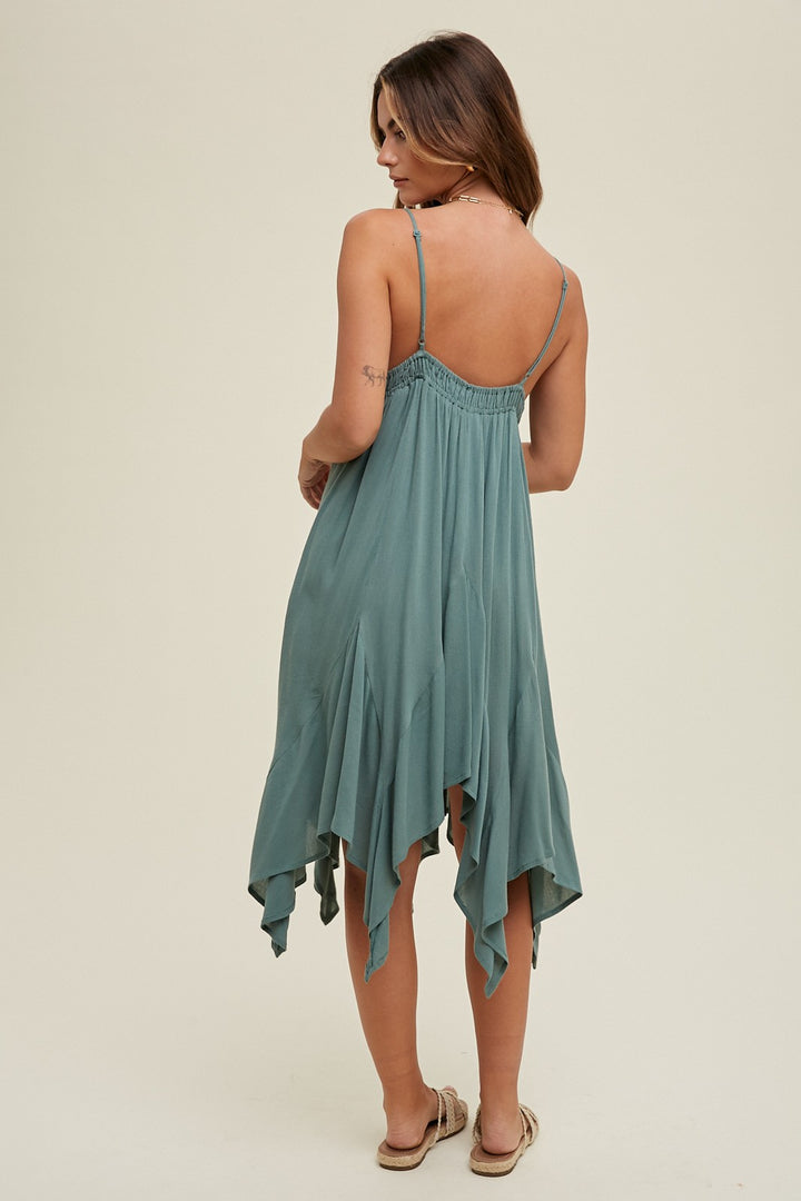 Handkerchief Mini Dress