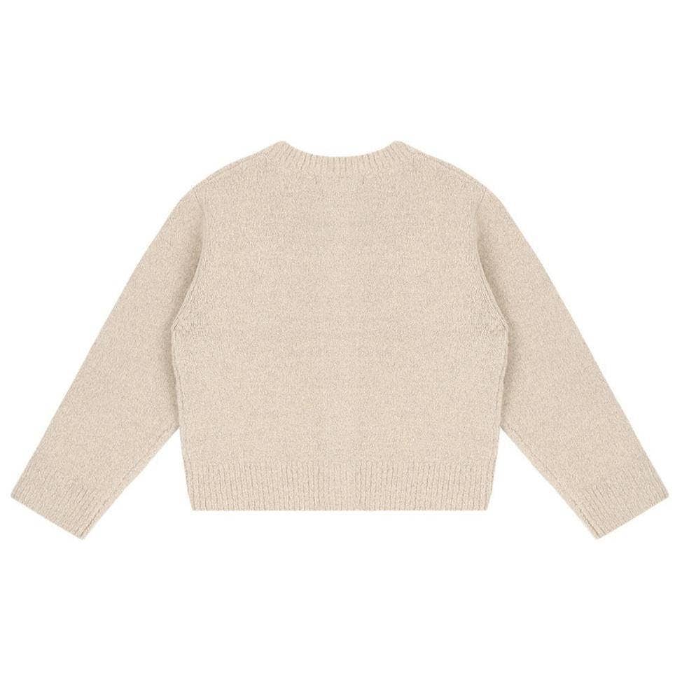 Floras Embroidery Knit Cardigan