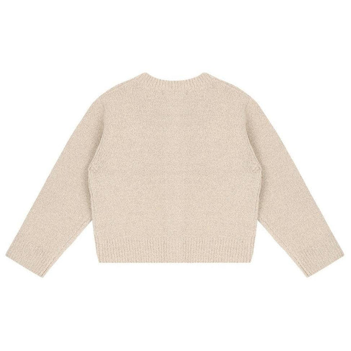 Floras Embroidery Knit Cardigan