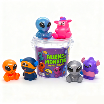 Aliens & Monster Cosmic Bucket [Pack of 6]