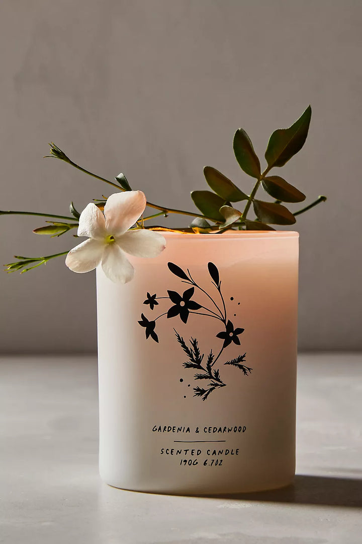 Free People Gardenia + Cedarwood Candle