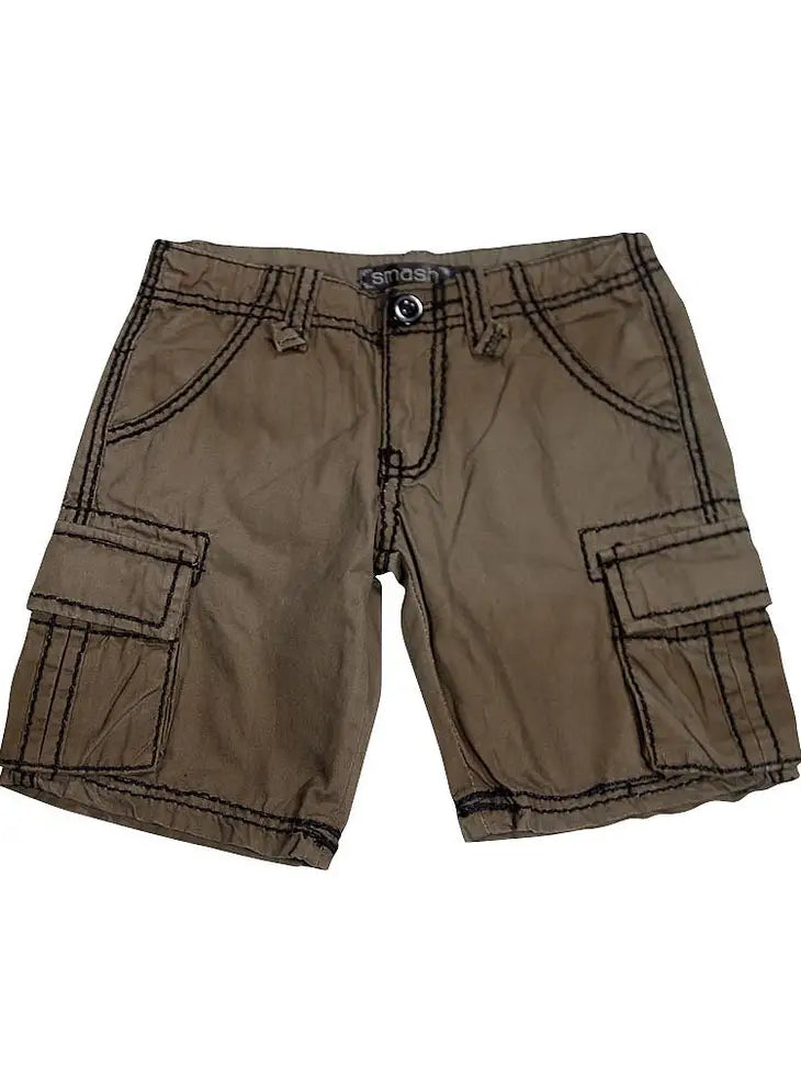 Boys Cotton Cargo Shorts