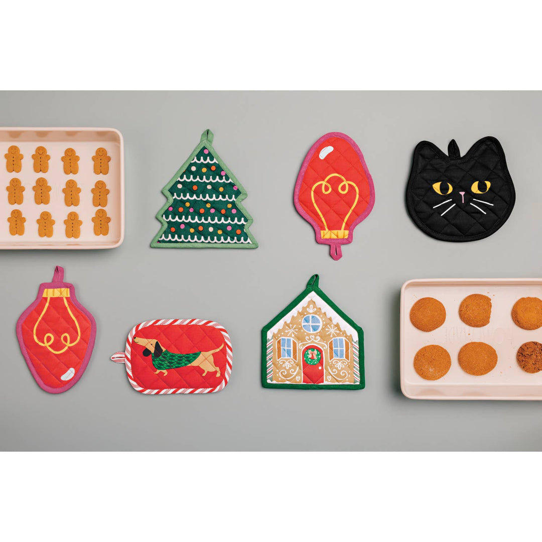 Black Cat Potholder