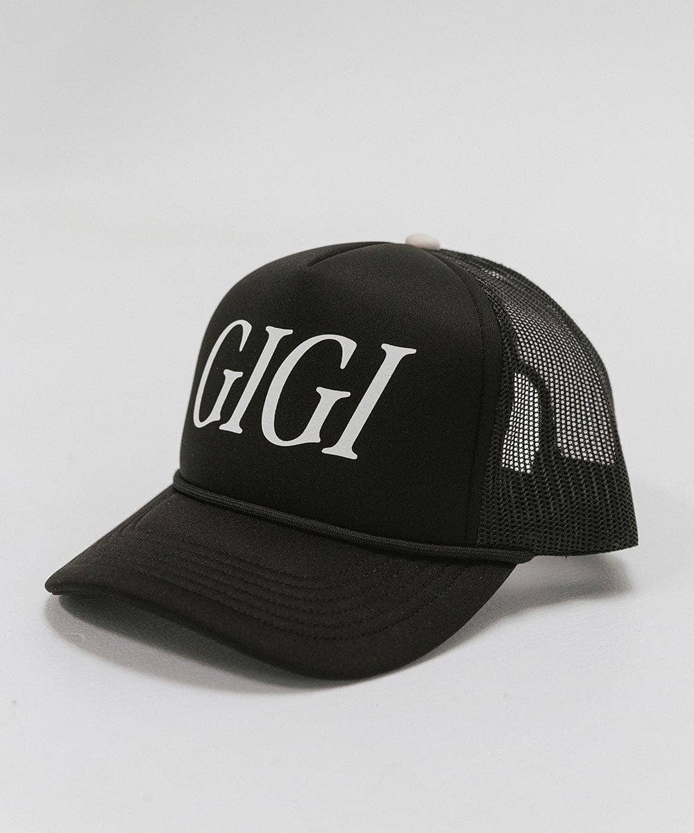 Gigi Foam Trucker Hat: Black