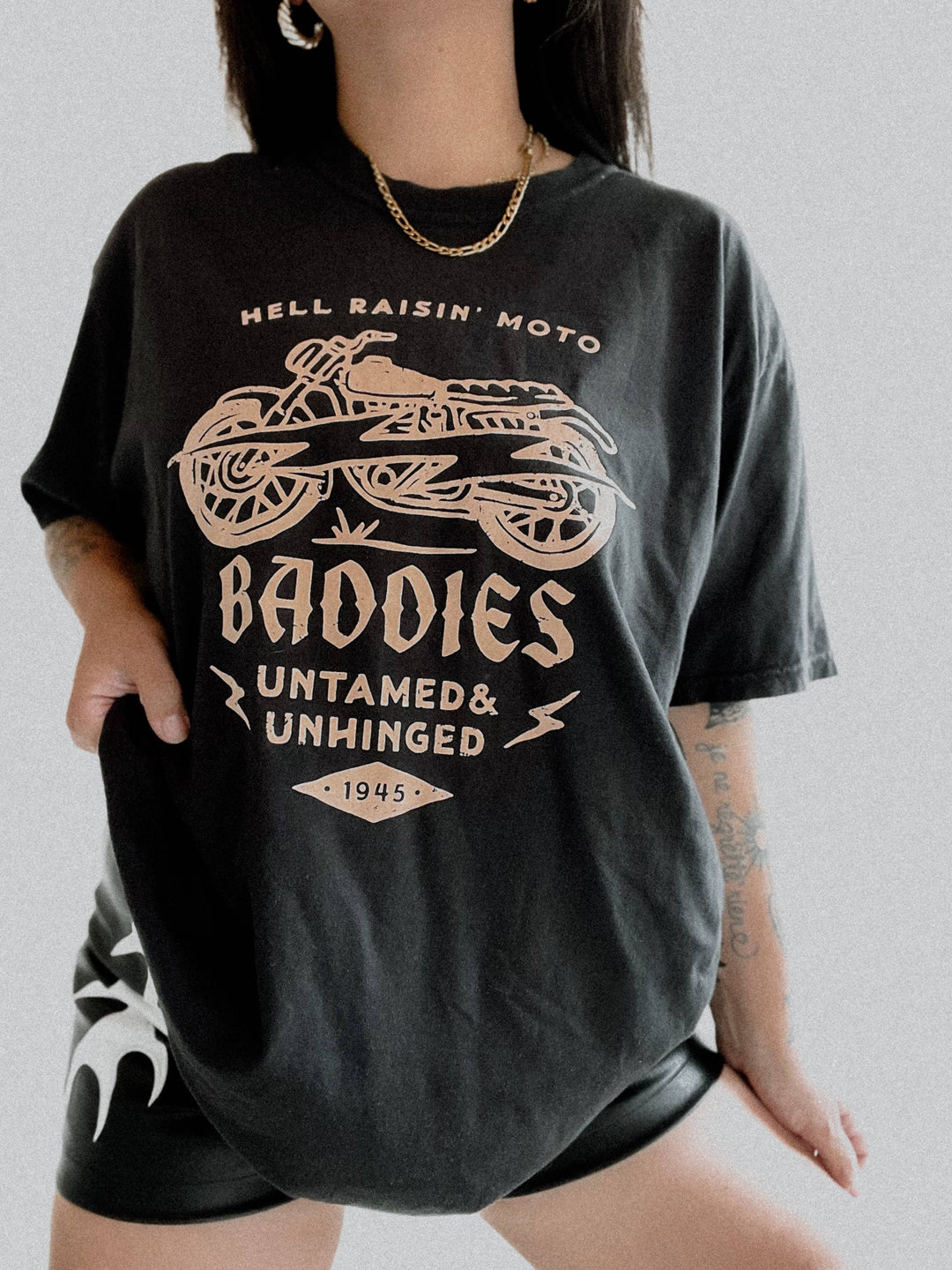 Hell Raisin' Moto Baddies T shirt