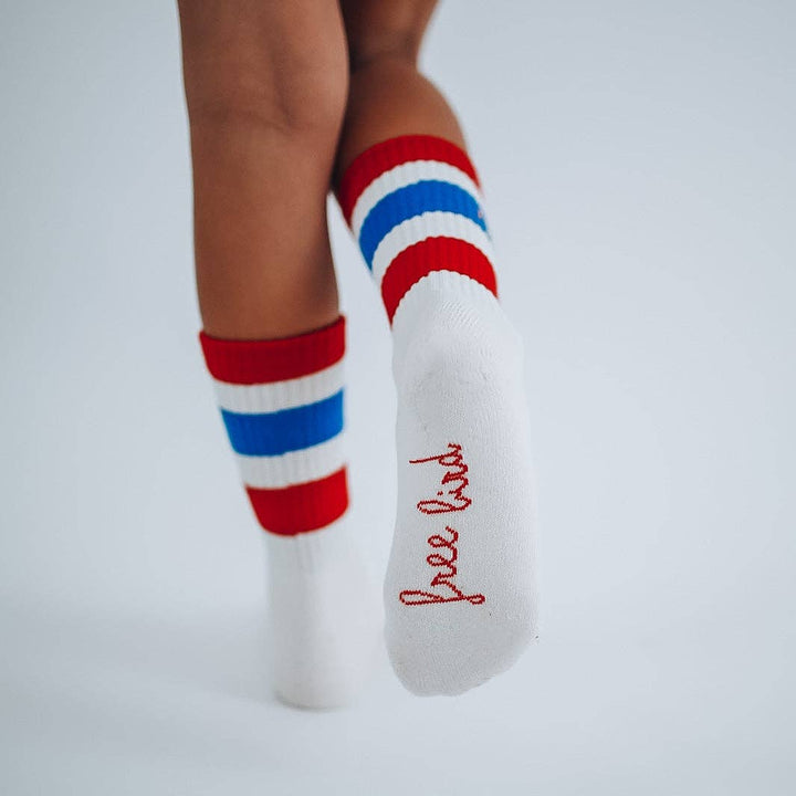 | Retro free bird Socks