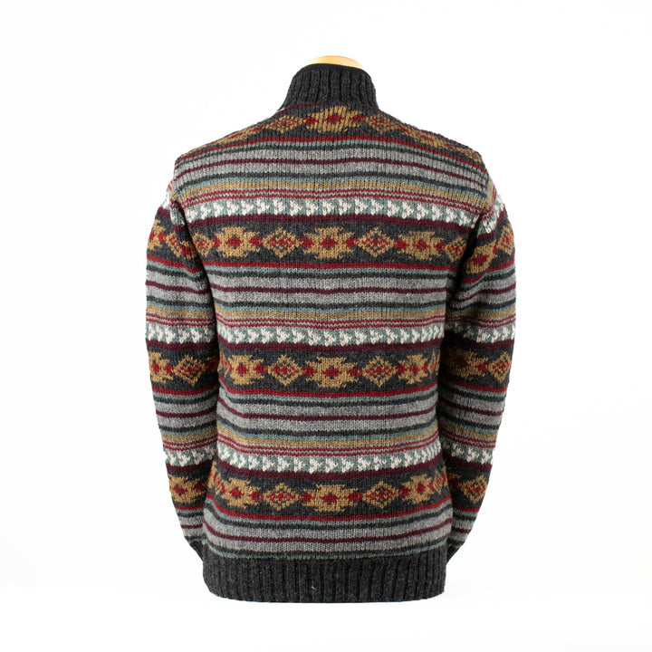 Redford Full Zip Wool Sweater