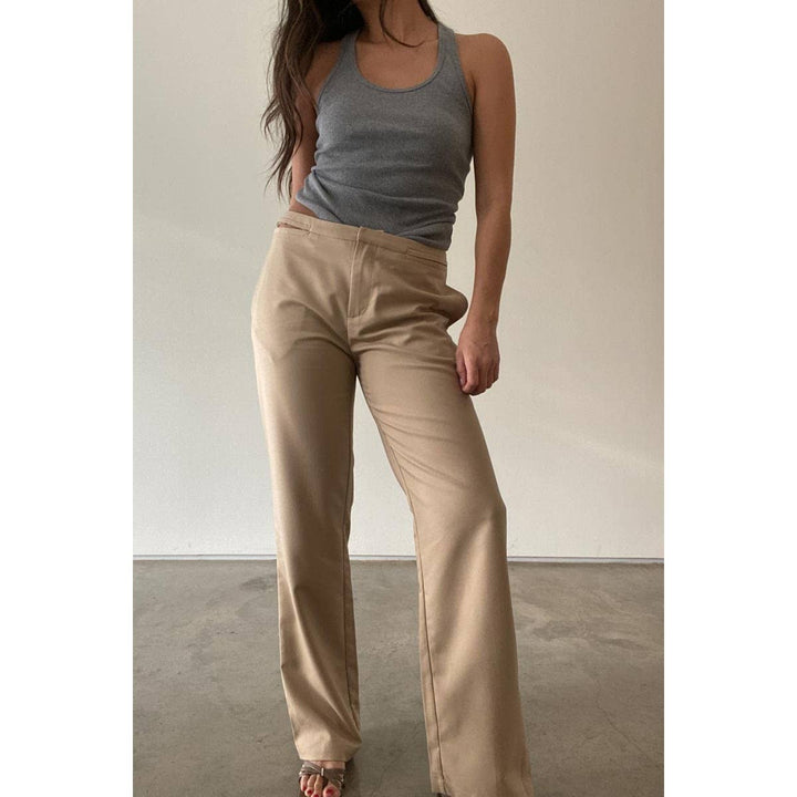 HOOK EYE WAISTBAND TROUSER