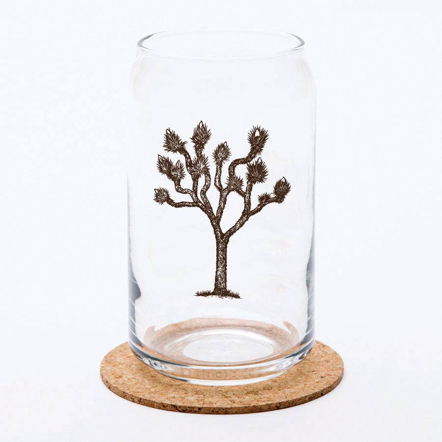 Joshua Tree Can Pint Glass