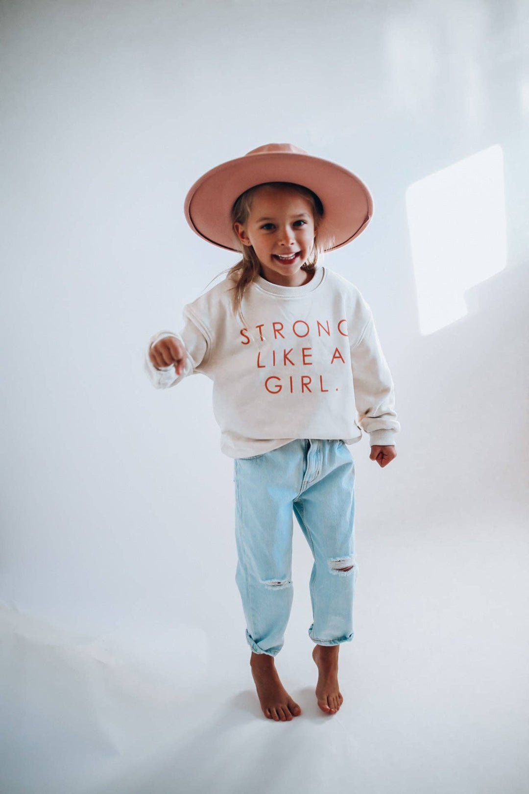 Strong like a girl Pullover