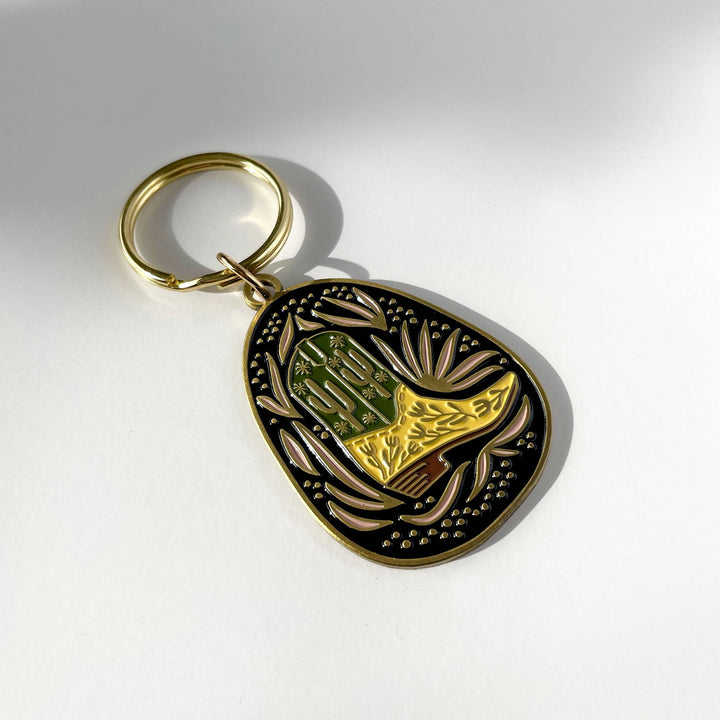 Baja Cowboy Boot Keychain