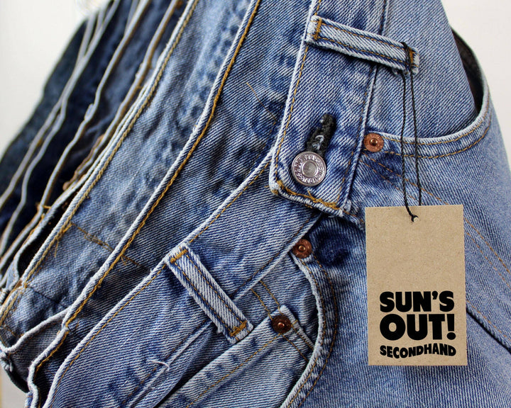 Low-Rise Levi Denim Shorts