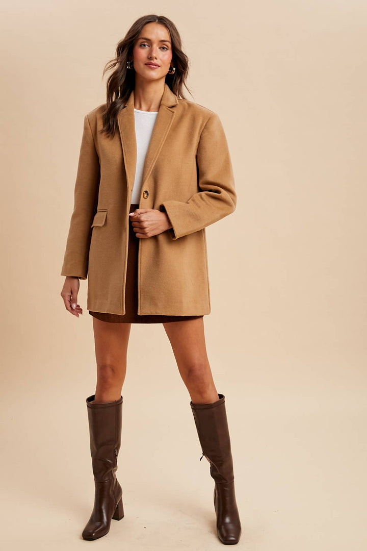 OVERSIZED LONGLINE BLAZER