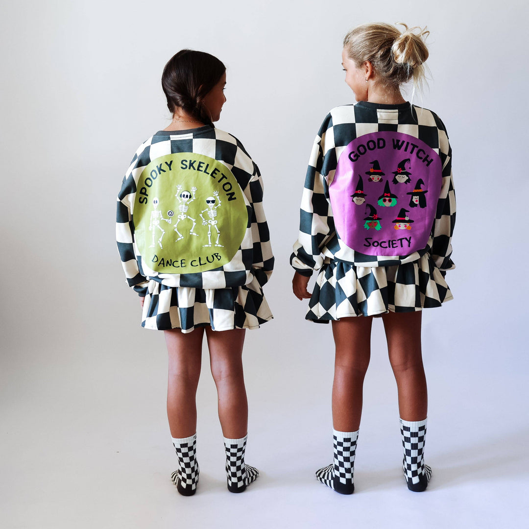 Checkered Mini Skirt