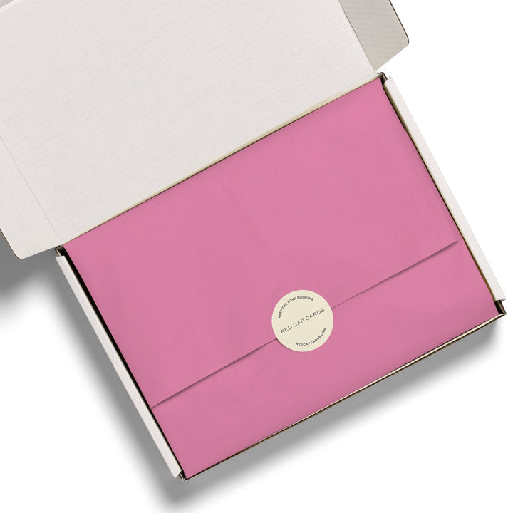 Pink tissue paper: