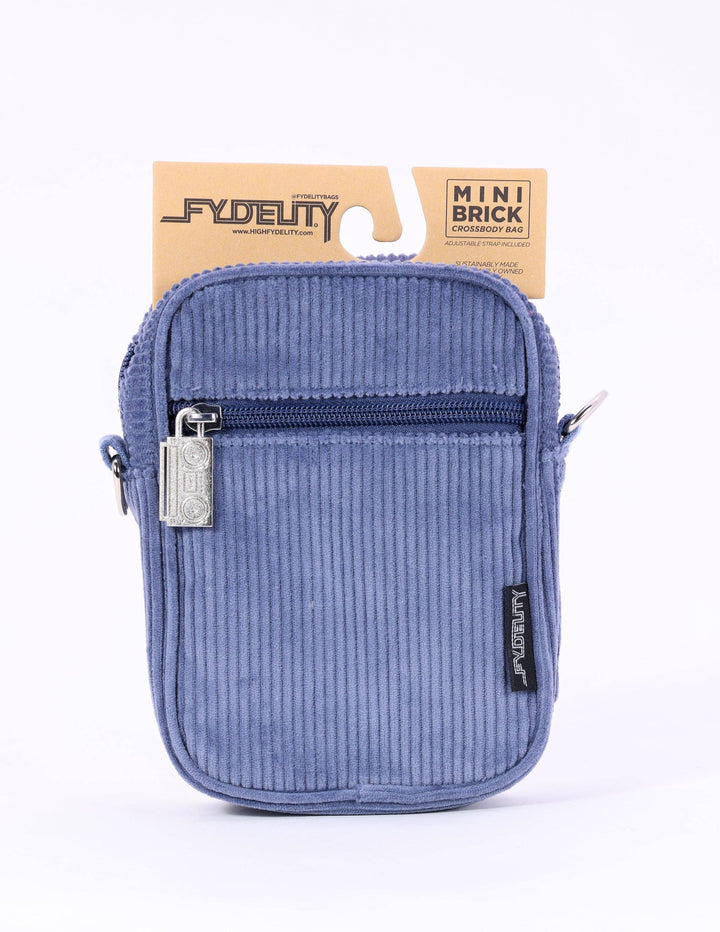 Mini Crossbody | Corduroy Slate Blue