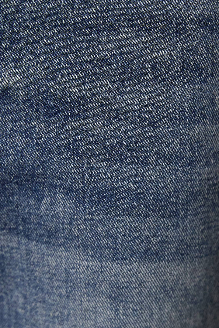 Low rise fare denim jeans