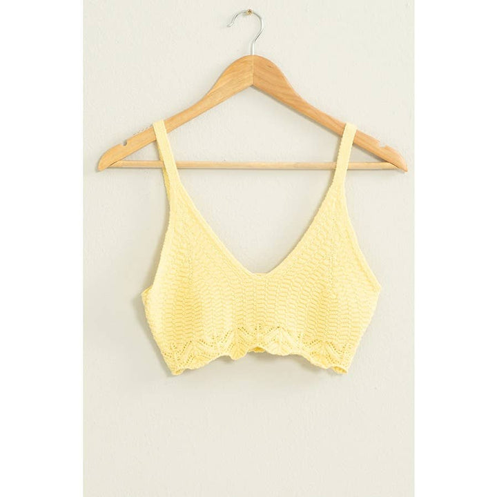 Crochet Knit Bralette