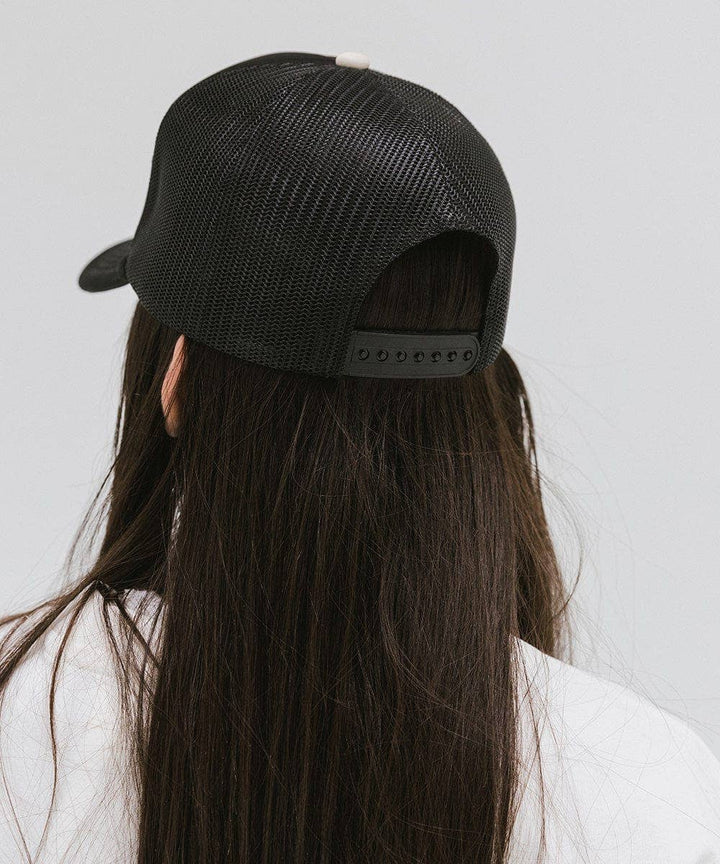 Gigi Foam Trucker Hat: Black