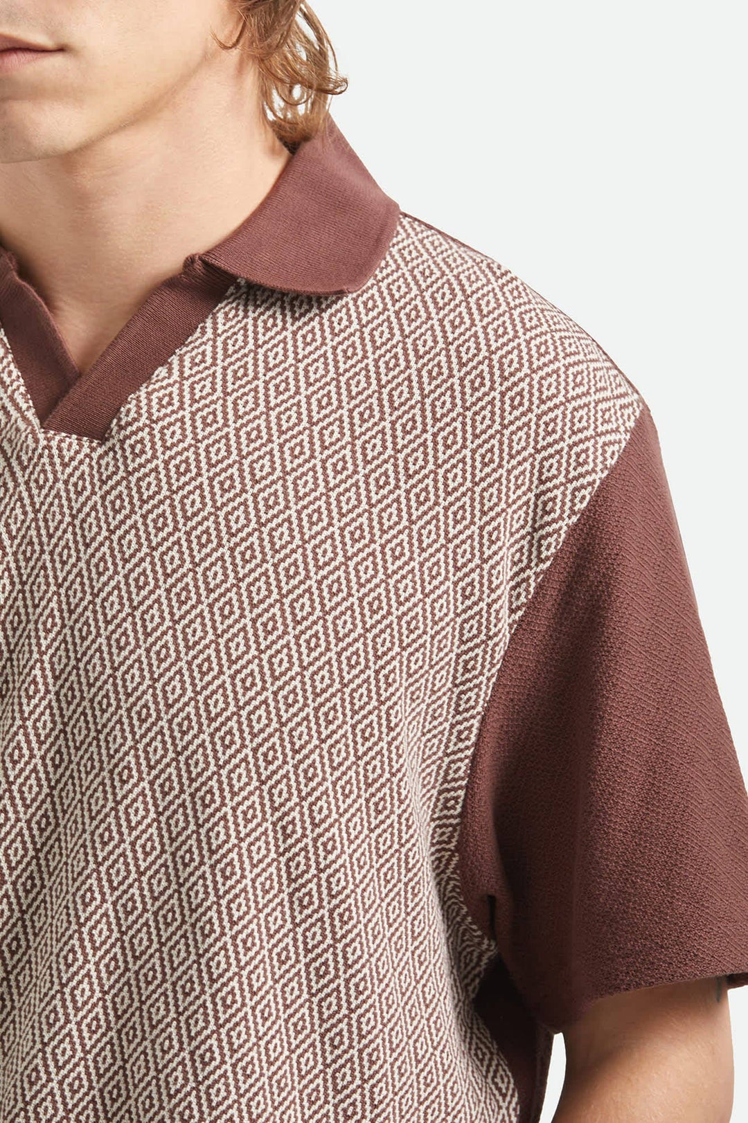 Brixton Jacquard Short Sleeve Polo