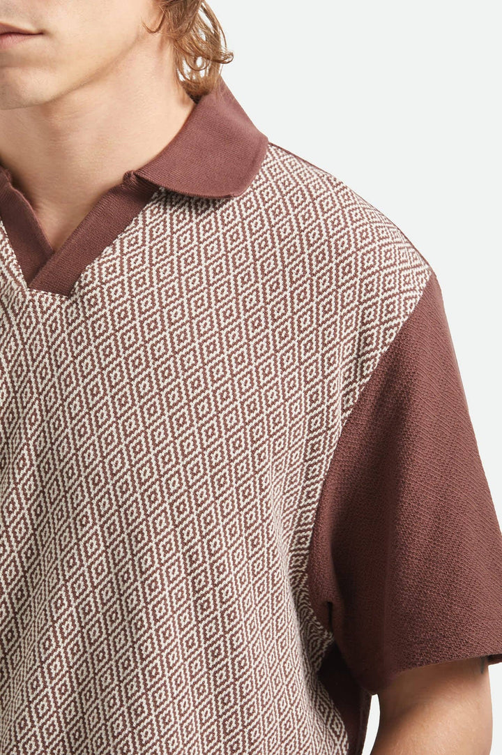 Brixton Jacquard Short Sleeve Polo