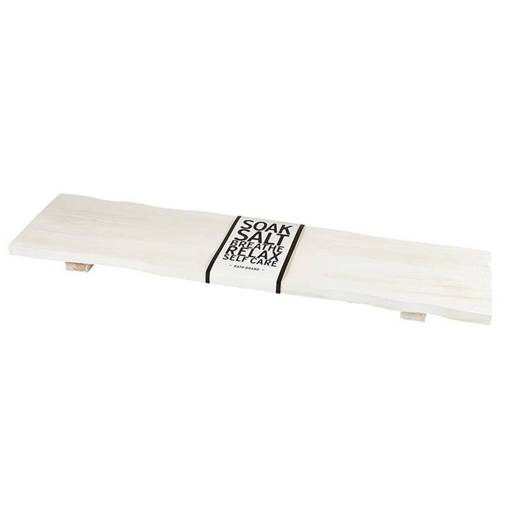 Wood Bath Board - White