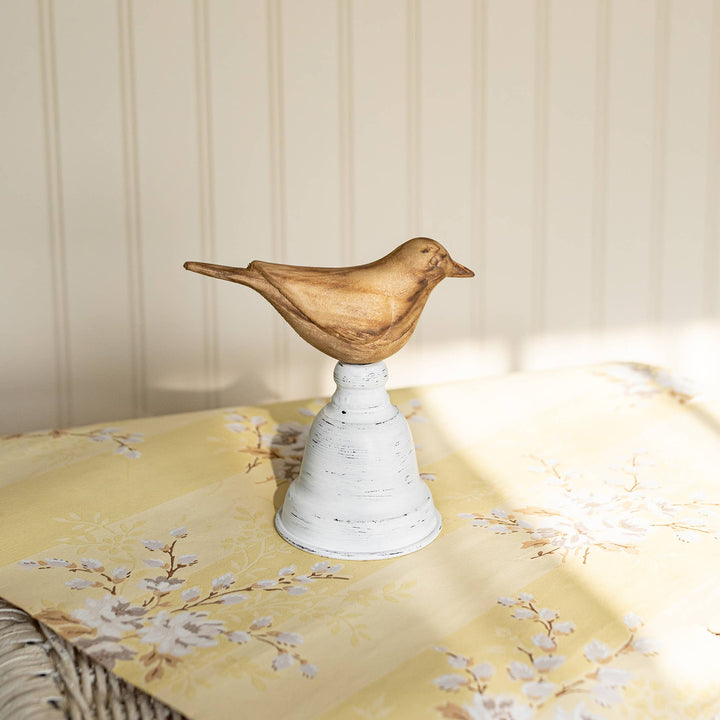 Mel Carved Bird on Perch