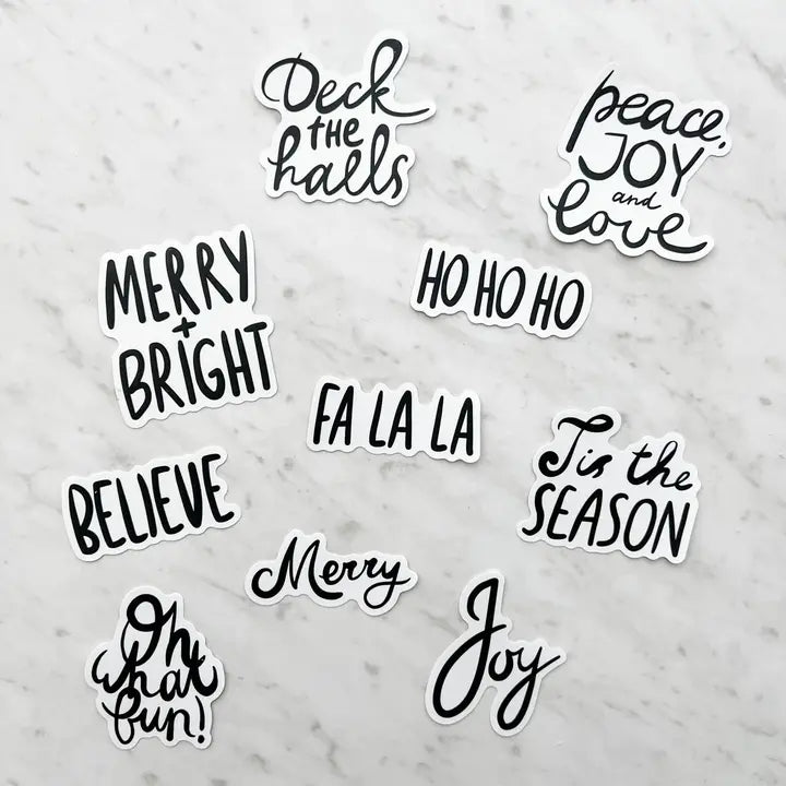 Christmas Stickers - Set of 20