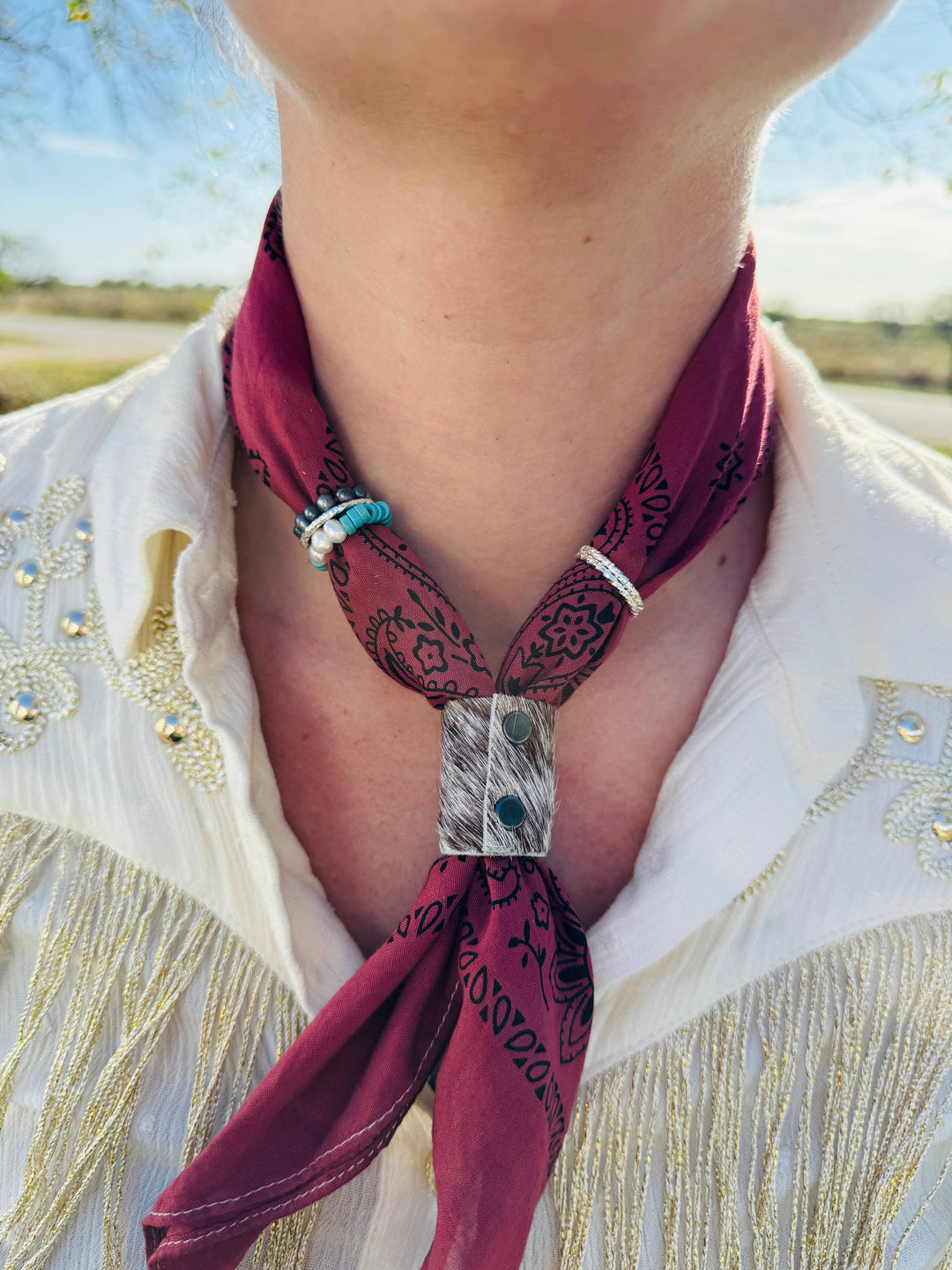 Maroon Hues Hand Dyed Bandanas