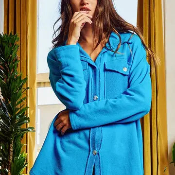 French Terry Oversized Shacket