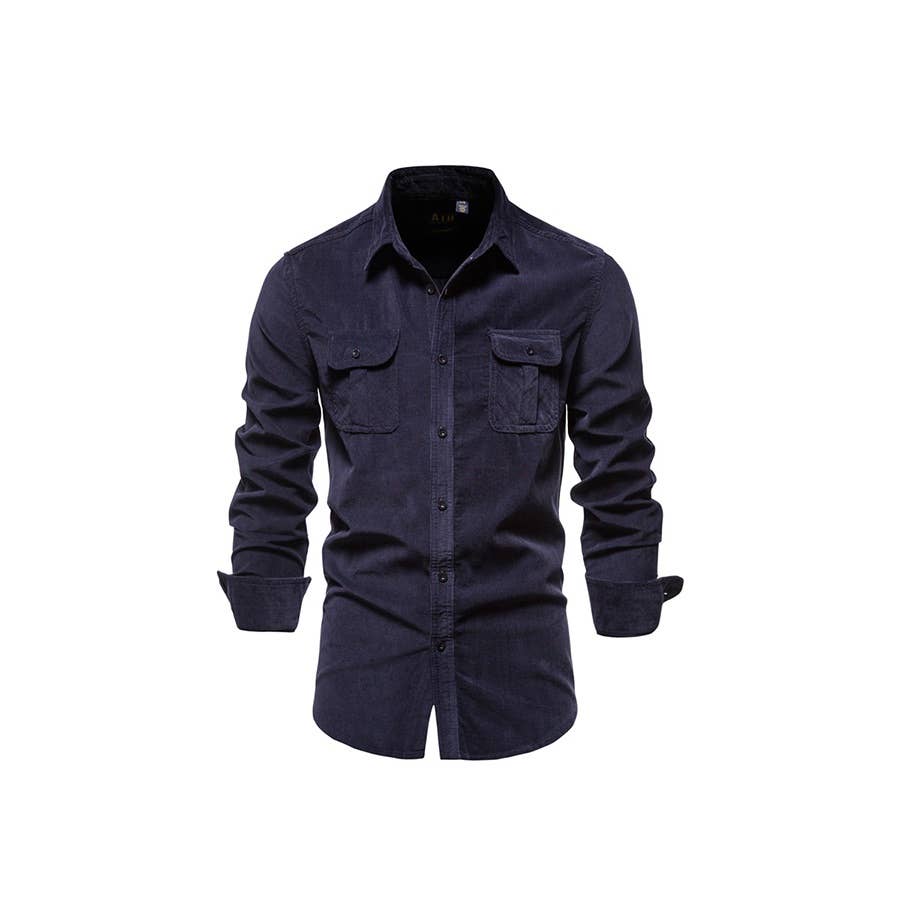 Single Breasted Business Shirt