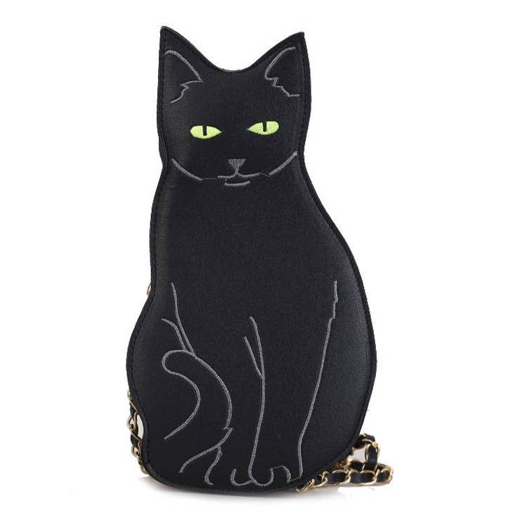 Black Cat Crossbody Bag