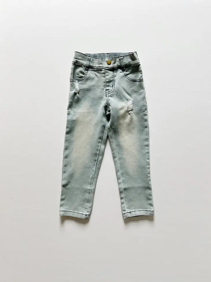 Young Boy's Stretchy Denim Jeans
