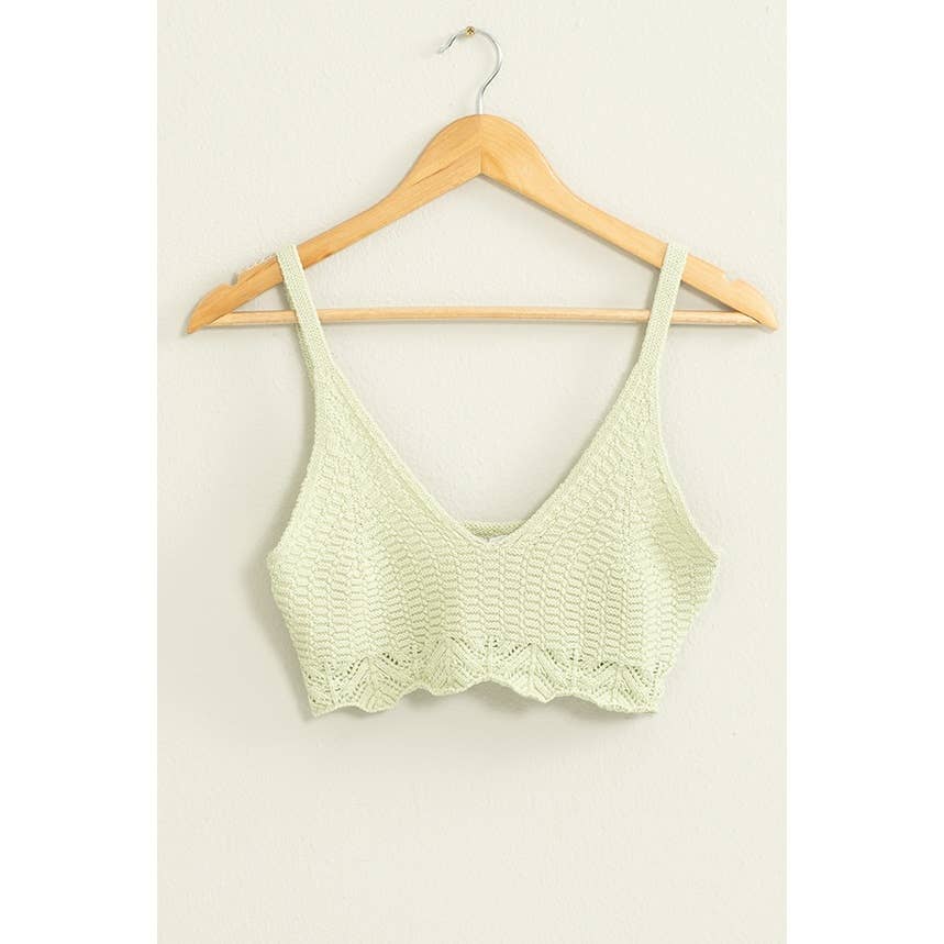 Crochet Knit Bralette