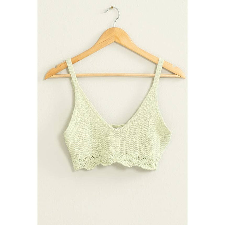 Crochet Knit Bralette