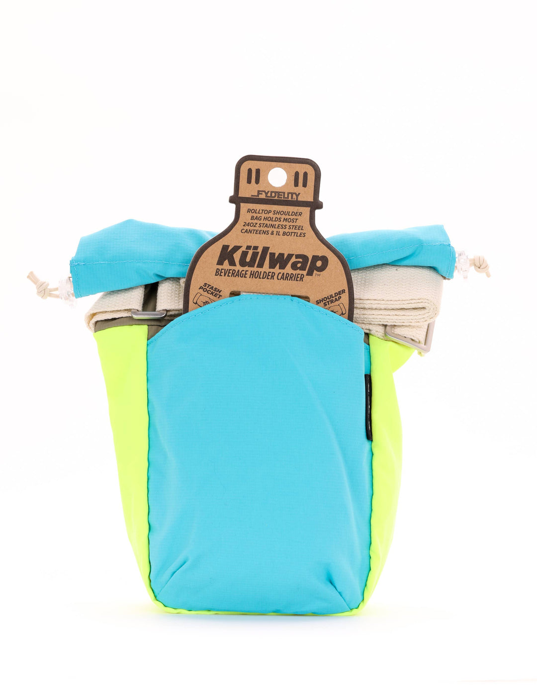 Crossbody Bag & Drinkware Accessories| Colorblock Blue