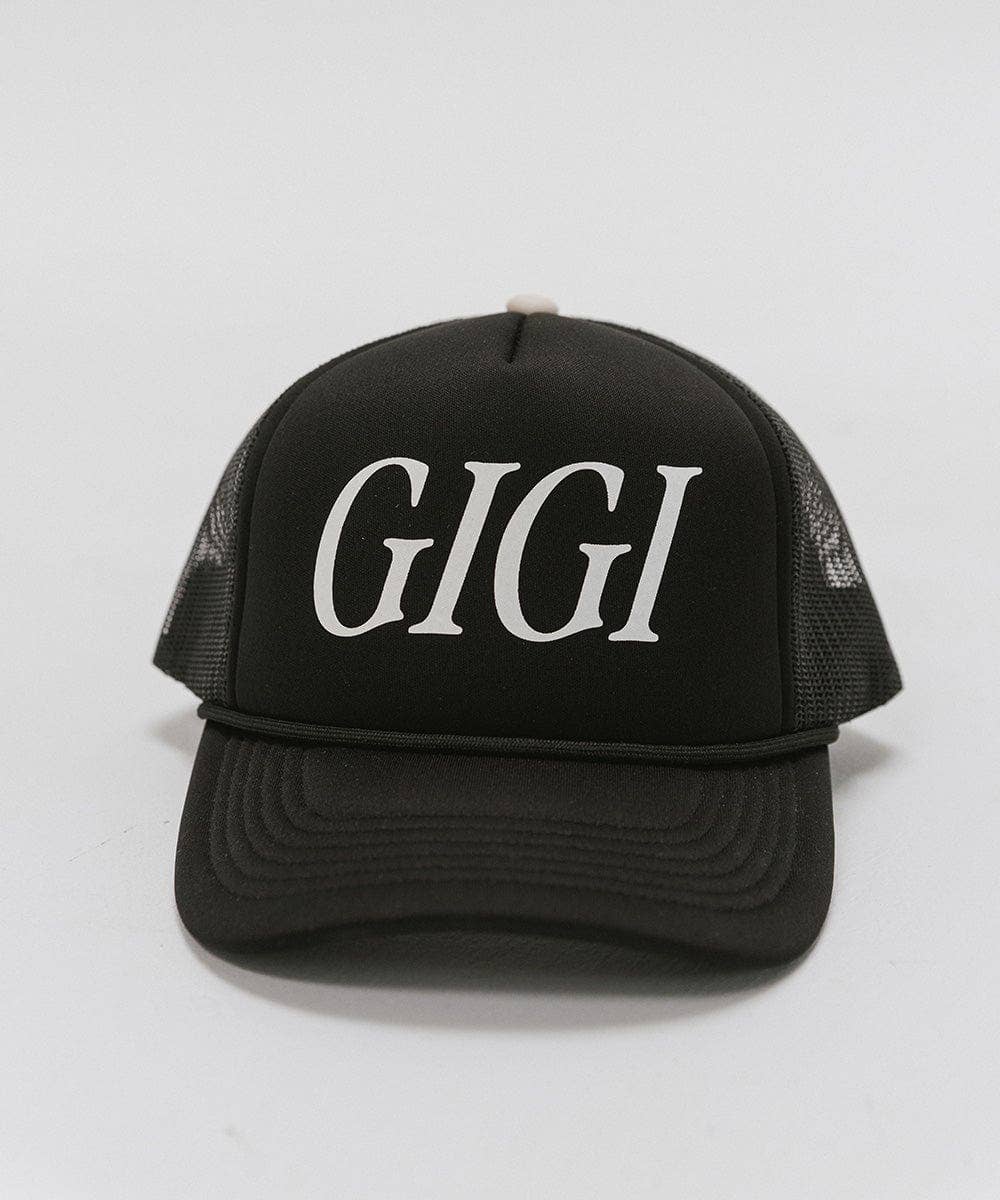 Gigi Foam Trucker Hat: Black