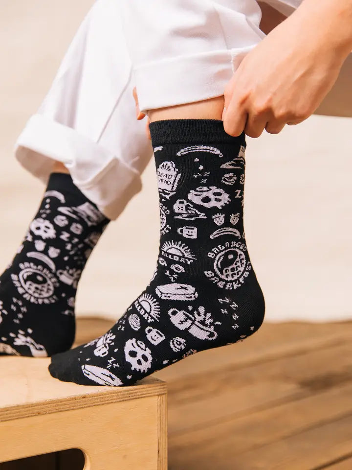 Dead Tired Crew Socks