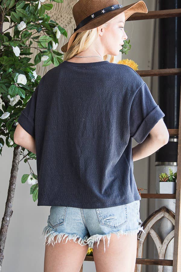 Be Happy Graphic T Shirt
