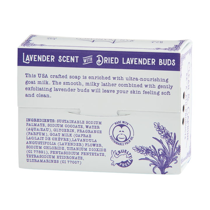 Lavender Goat Milk 5oz pressed bar soap
