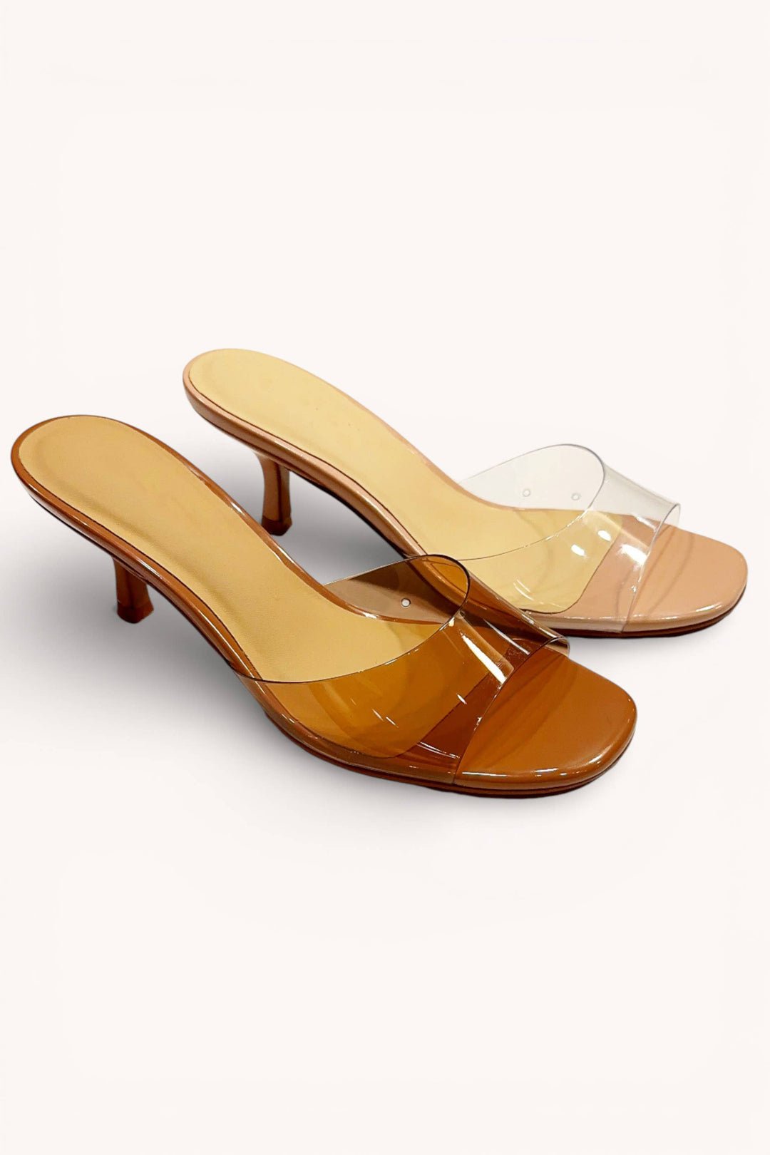SQUARE HEEL SLIP ON MULES
