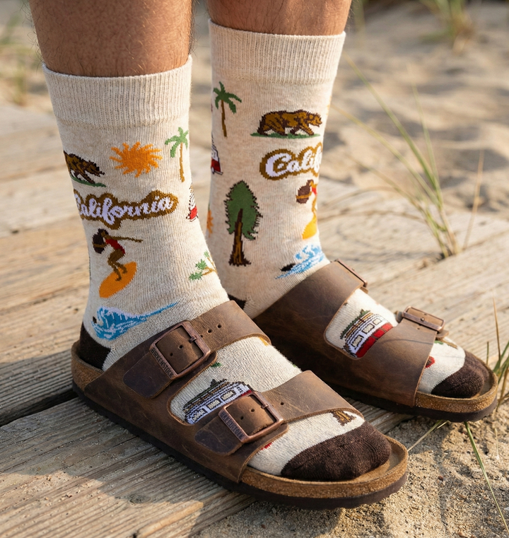 Men's California Destination Socks