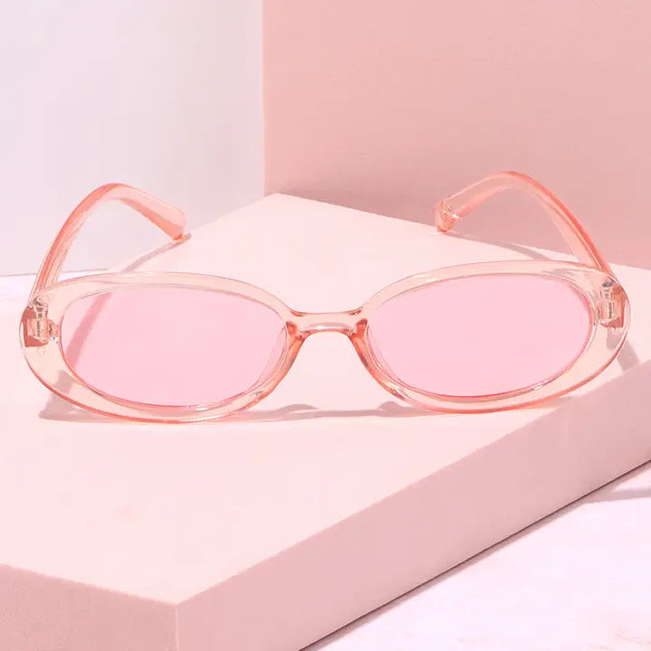 Hamptons Cottage Slim Oval Frame Sunglasses