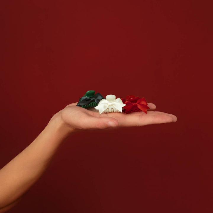 Mini Claw Clips Holiday