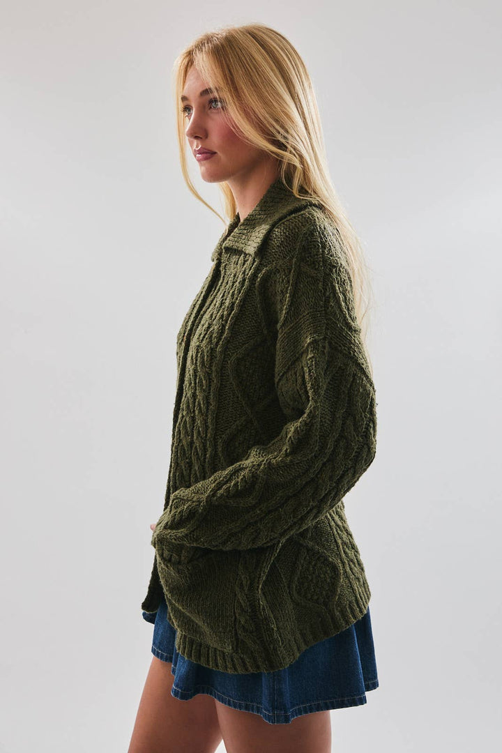 Oversized Cardigan w\Pockets