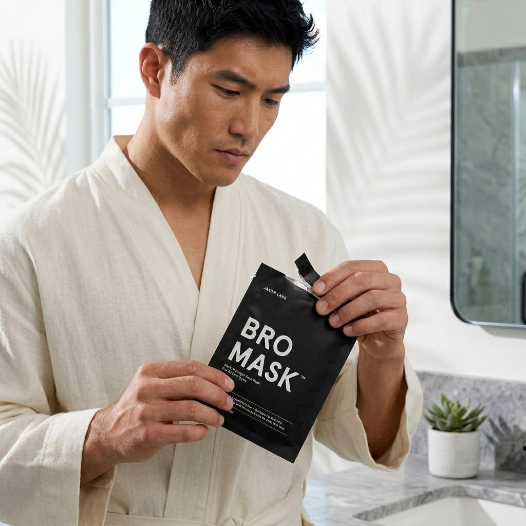 Hydrogel Face Mask for Men - 4-Pack Masks