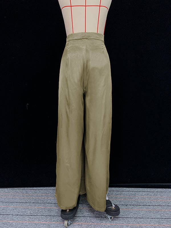 Hoodies &amp; Wide Leg Pants 2 Pieces Set