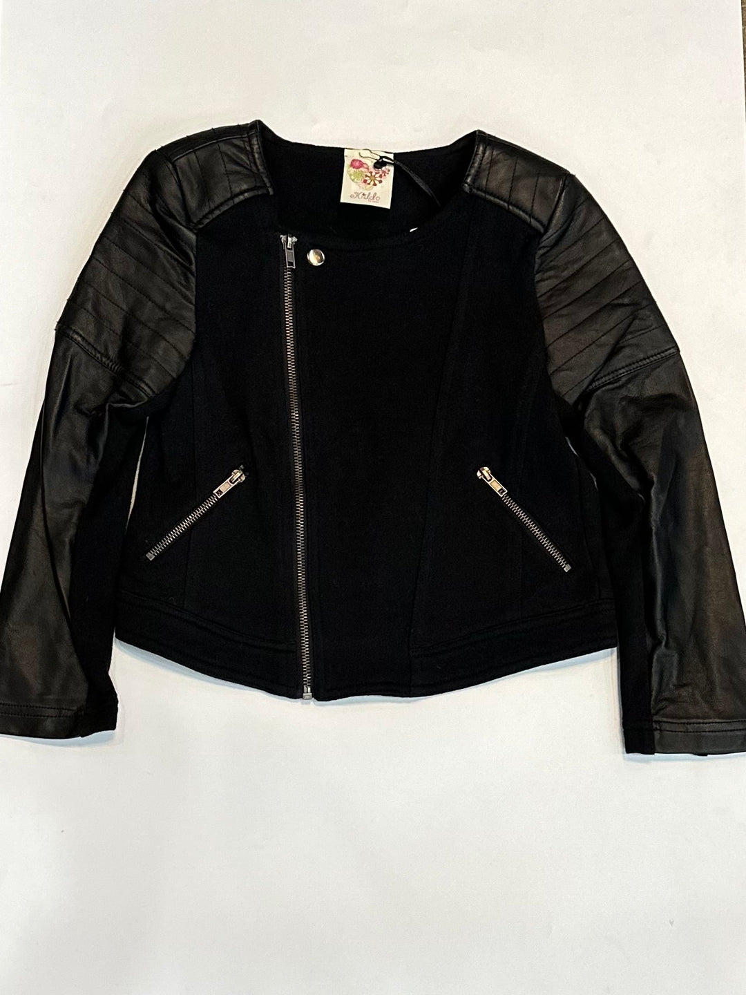 Black Faux Leather Jacket